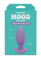 Mood Teaser Vibrating Rechargeable Silicone Micro Plug - Lavender
