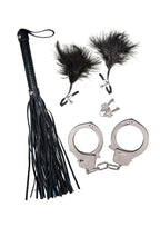 Nasstoys Restraint Whip,feather and Cuffs