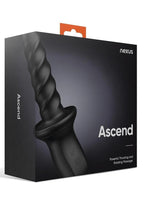 Nexus Ascend Rechargeable Silicone Thrusting Rotating Prostate Massager - Black