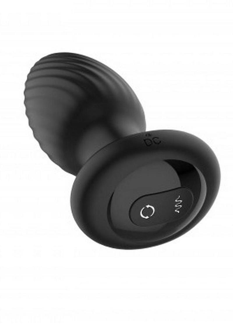 Nexus Tornado Rechargeable Silicone Rotating Plug with Remote Control