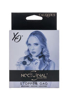 Nocturnal Collection Stopper Gag - Black