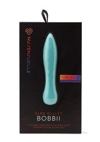 Nu Sensuelle Bobbii Xlr8 Rechargeable Silicone Vibrator - Blue/Electric Blue