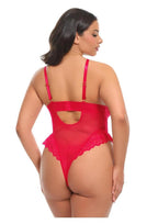 Oh LA LA Cheri Valentine Teddy - 1x/2x - Red
