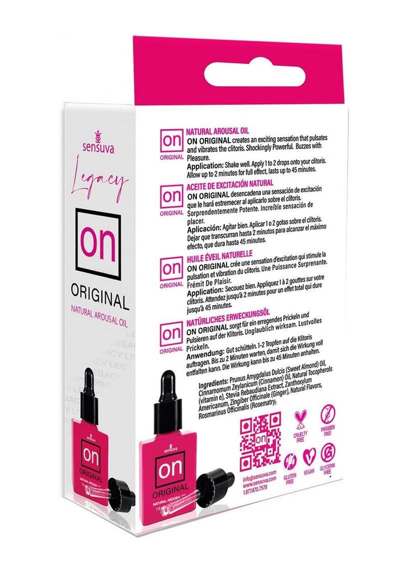 On Original Legacy Clitoral Arousal Oil 7.5ml Glass Bottle