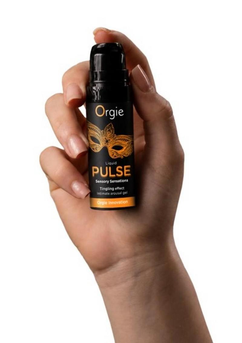 Orgie Liquid Pulse Sensory Sensations Arousal Intimate Gel .5oz - Ice