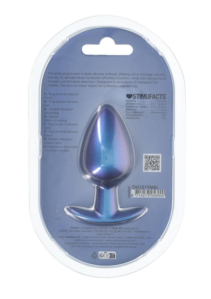 Ouch! Plug Silicone - Large - Metallic