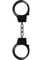 Ouch! Beginner's Handcuffs - Black/Metal