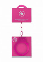 Ouch! Beginners Handcuffs - Metal/Pink