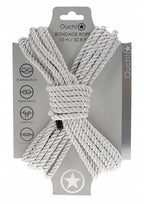Ouch Bondage Rope 10 Meter Nylon - Silver