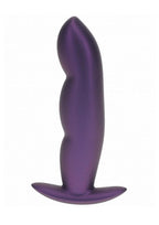 Ouch! Finger Anal Plug Silicone - Metallic - Purple