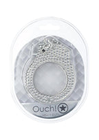 Ouch! Heavy-Duty Diamond Handcuffs - Silver