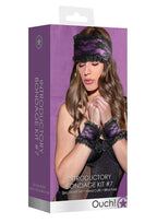 Ouch! Kits Introductory Bondage Kit #7 - Purple - 2 Piece Kit