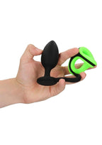 Ouch! Plug with Ring and Ball Strap Silicone