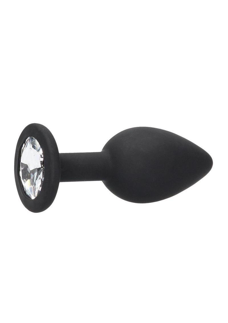 Ouch! Silicone Plug with Removable Jewel