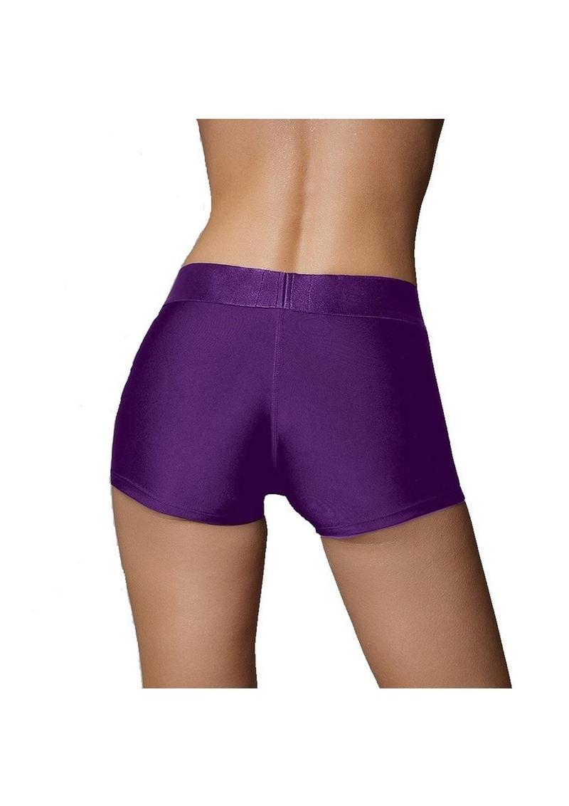 Ouch Vibrating Harness Boxer with Rechargeable Bullet