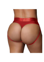 Ouch! Vibrating Harness Thong Rechargeable