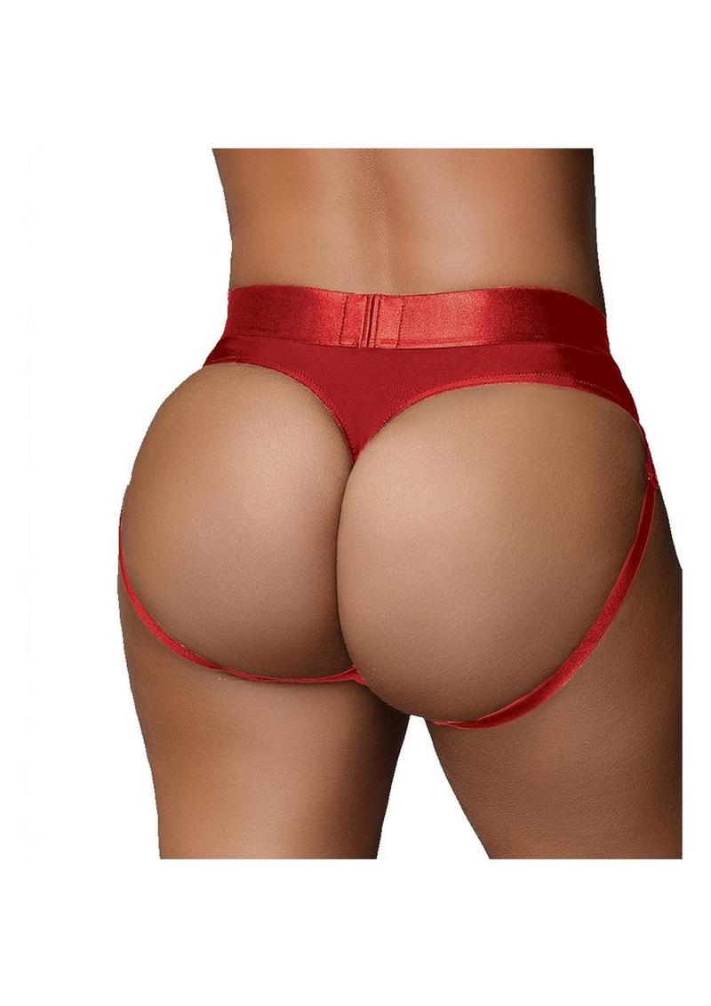 Ouch! Vibrating Harness Thong Rechargeable