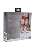 Ouch! Vibrating Harness Thong Rechargeable