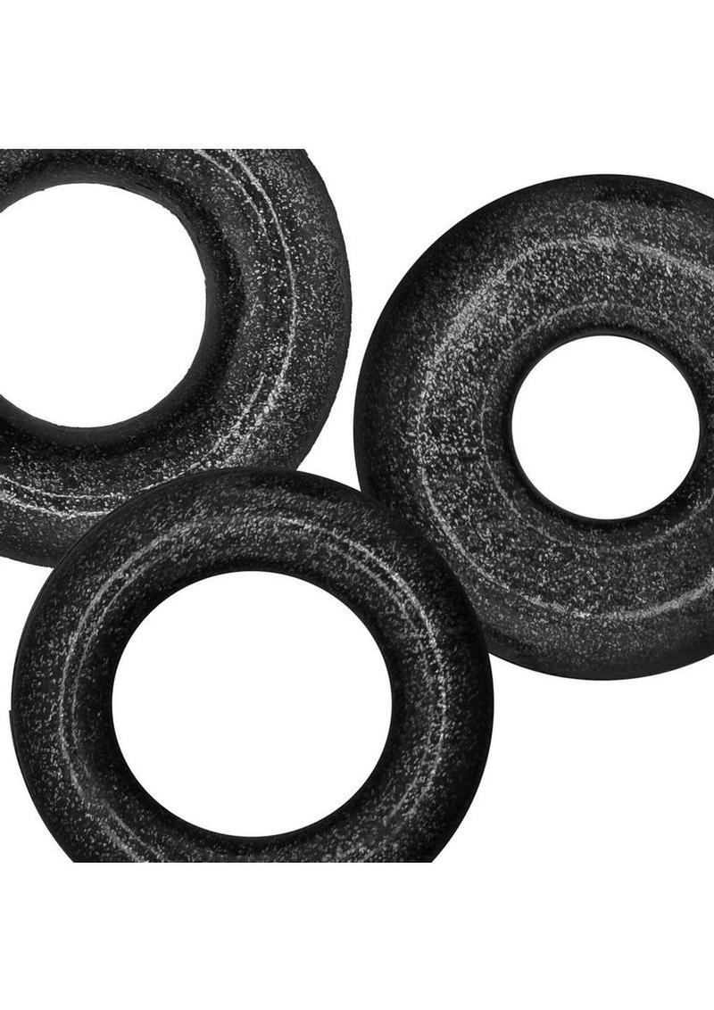 Oxballs Ring Pack Multi Design Ring (3 Pack) - Black Mica
