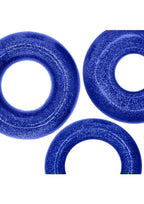 Oxballs Ring Pack Multi Design Ring (3 Pack) - Blue Fire