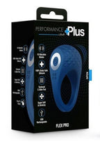 Performance Plus Dual Flex Pro Rechargeable Silicone Cock Ring - Blue