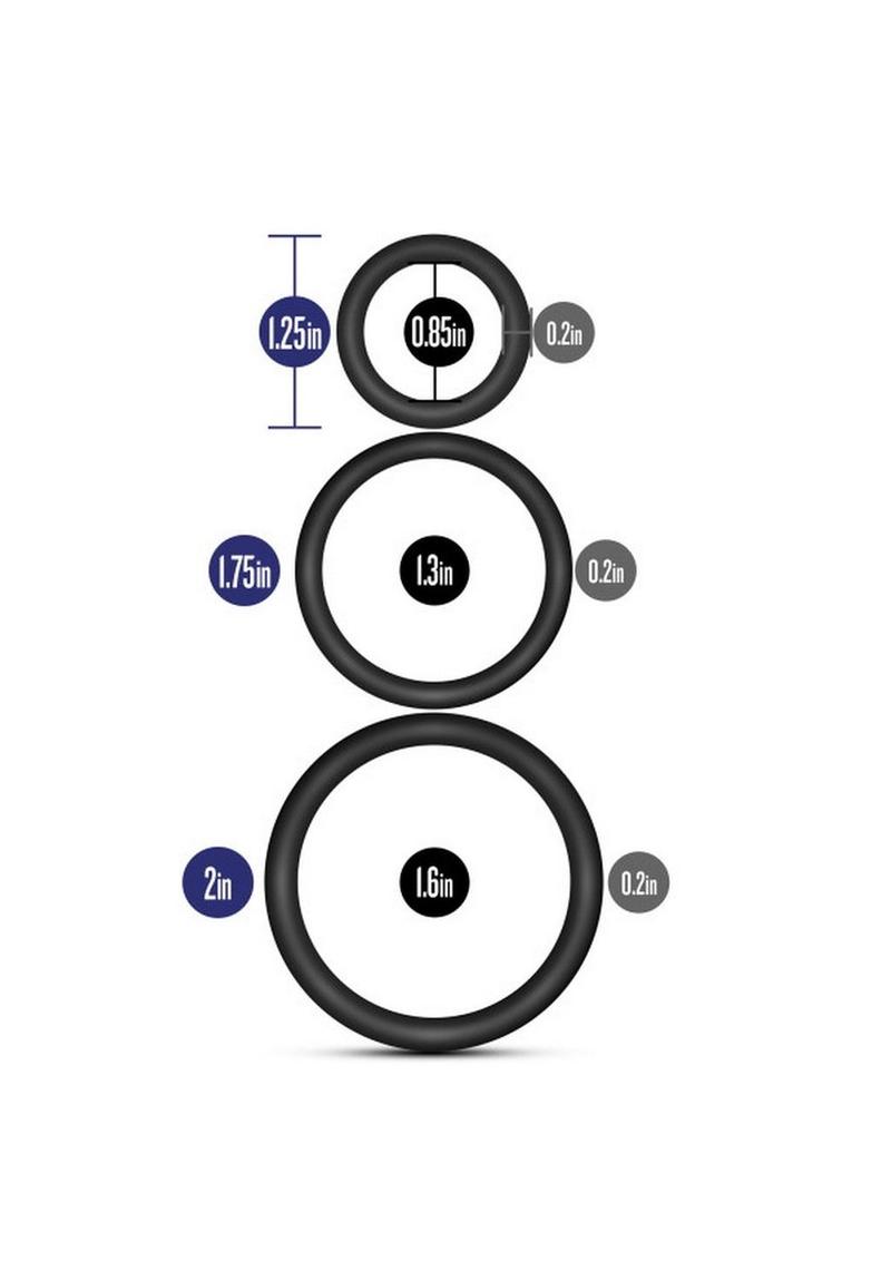 Performance Vs4 Pure Premium Silicone Ring Set (3 Sizes