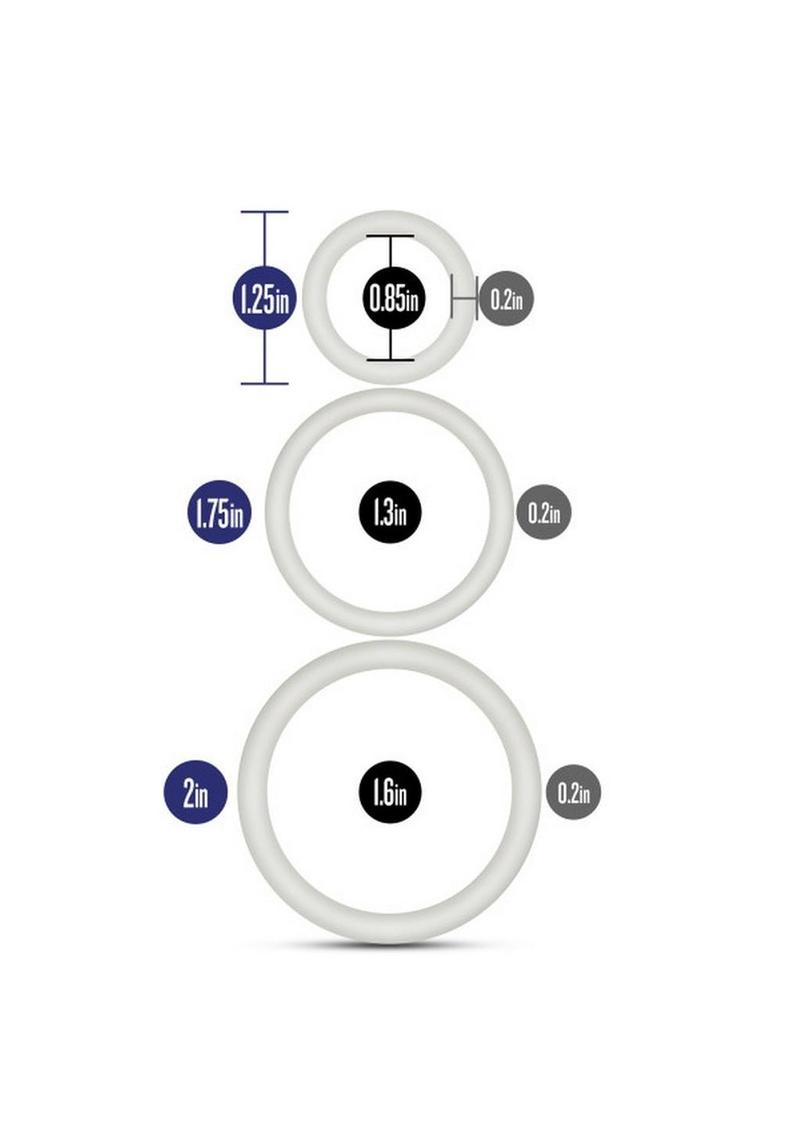 Performance Vs4 Pure Premium Silicone Ring Set (3 Sizes