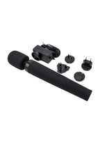 Pixey Deluxe Rechargeable Silicone Massager - Large - Black Velvet