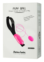 Play Ball Silicone Vibrating Egg - Black/Pink