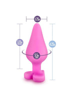 Play with Me Naughtier Candy Heart Ride Me Silicone Plug