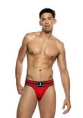 Playboy Men's Locker Room Classic Jock - Red - Large