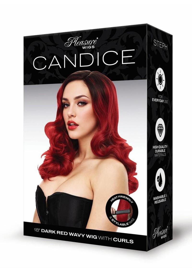 Pleasure Wigs Collection Candice Wig - Black/Red