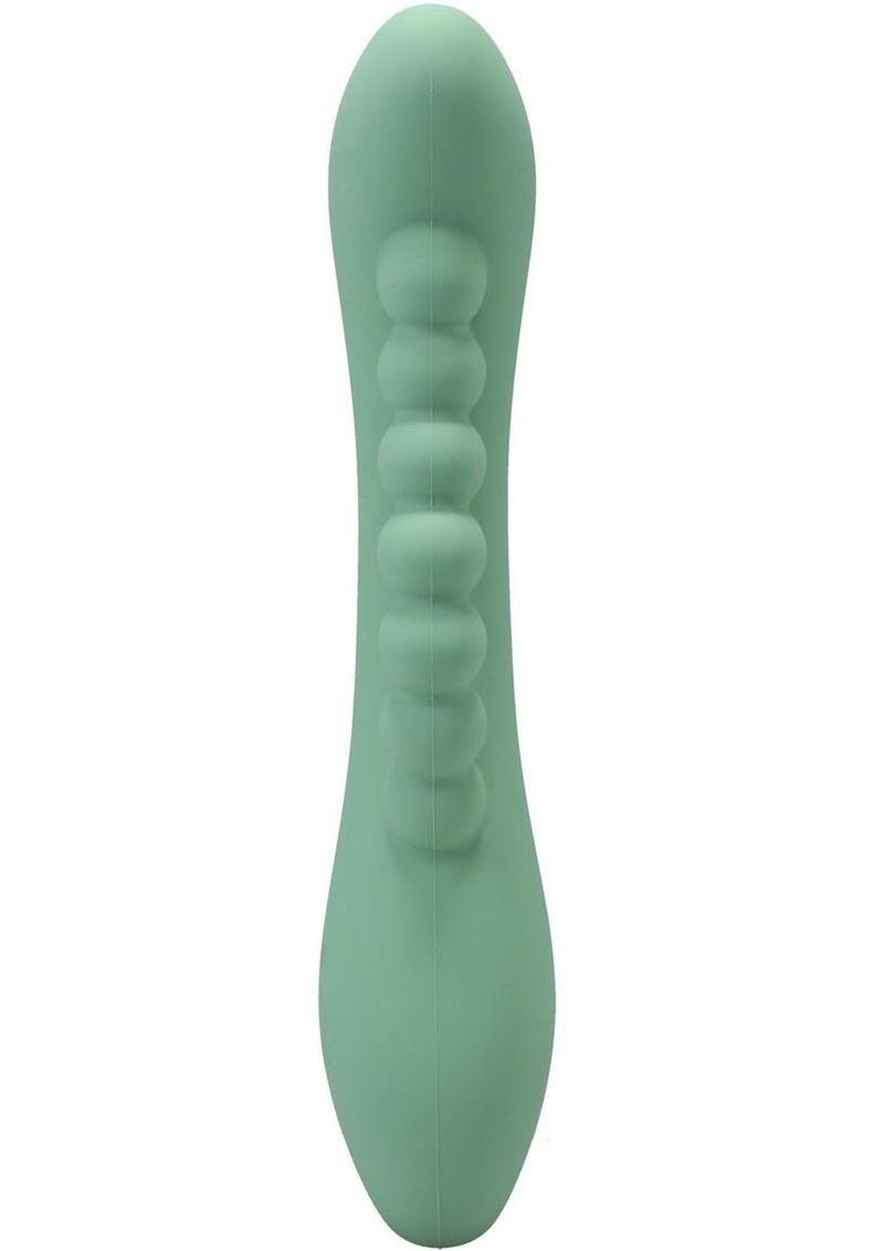 Polynesian Pleasures Into The C Kakui Me Rechargeable Silicone Vibrator with Clitoral Stimulator