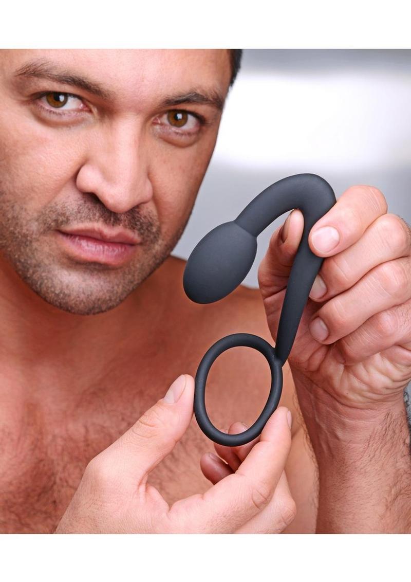 Prostatic Play Explorer Silicone Ring and Prostate Plug