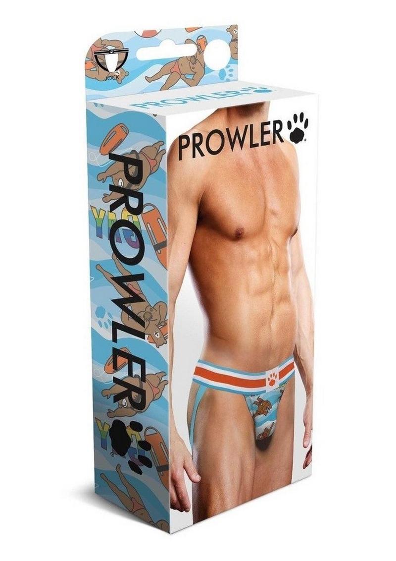 Prowler Gaywatch Bears Jock - Blue/Orange - Large