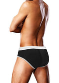 Prowler Oversized Paw Swimming Brief - Black/Multicolor/Rainbow - Large