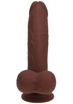 Realrock Rechargeable Silicone Dual Layered Vibrating Curved Massager with Weighted Balls