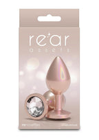 Rear Assets Chrome Anal Plug - Tan - Medium