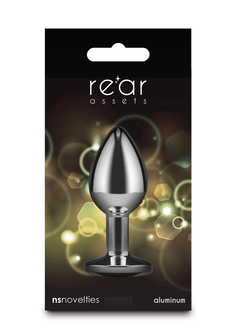 Rear Assets Silver Plug - Small - Yellow Gem