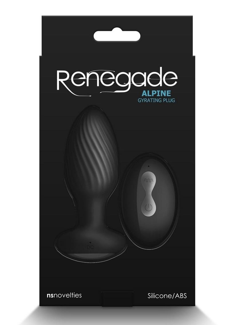 Renegade Alpine Rechargeable Silicone Plug with Remote Control