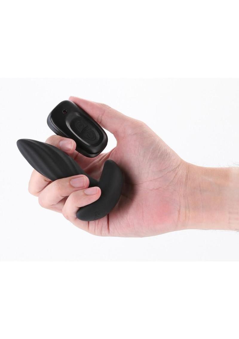 Renegade Flash Rechargeable Silicone Vibrating Plug with Remote