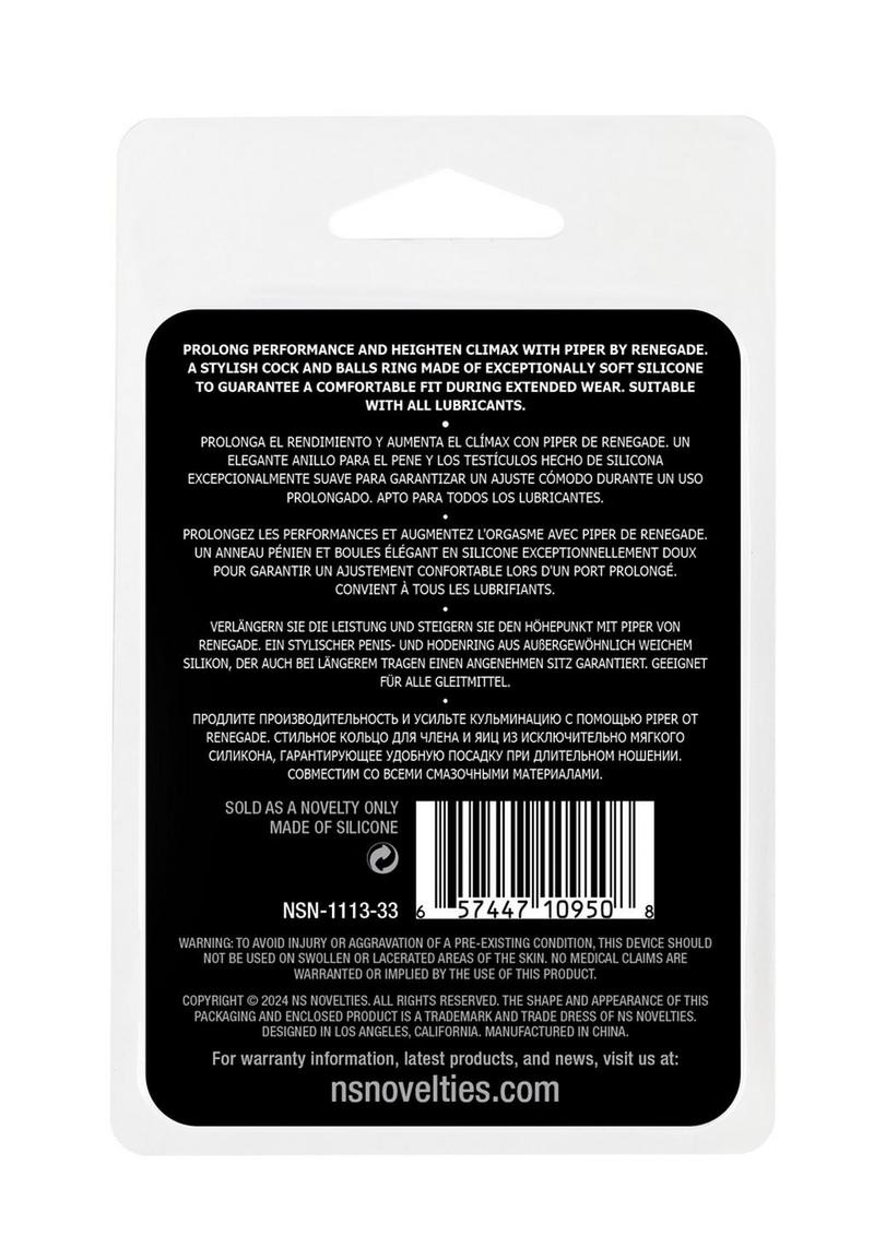 Renegade Piper Silicone Ball Strecher Ring