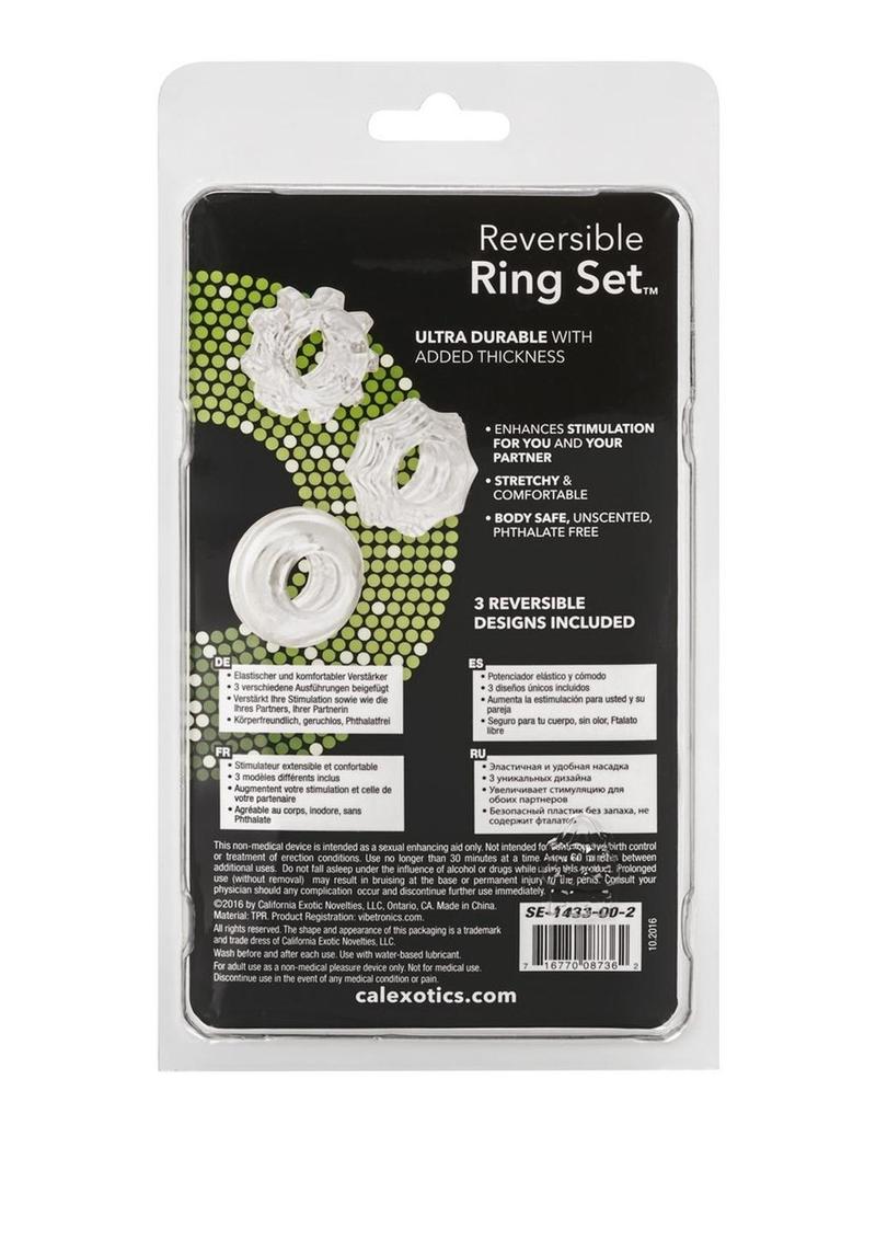 Reversible Ring Set Silicone Ring