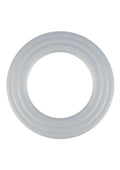 Rock Solid Perfect Present Silicone Cock Ring Holiday Edition - Frost/White - 3 Pack