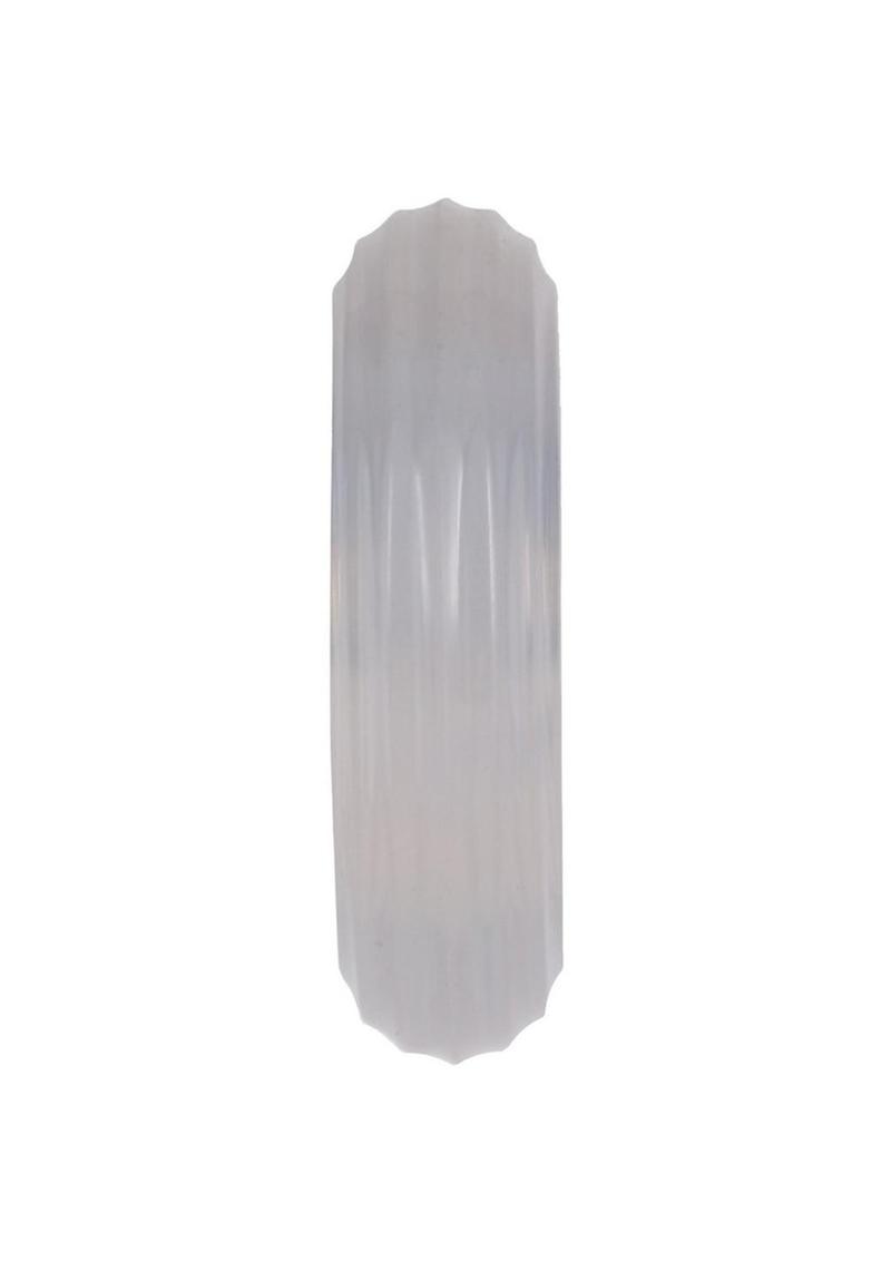 Rock Solid Ribbed Donut Silicone Ring