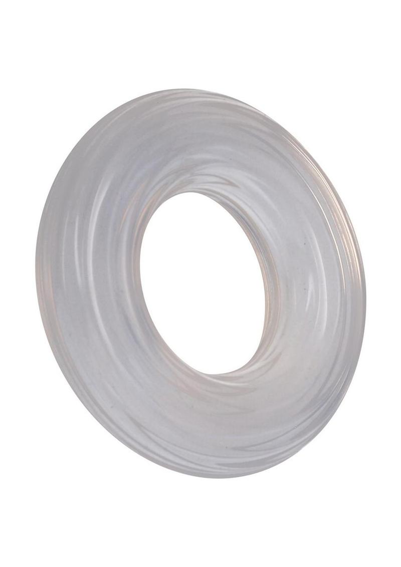Rock Solid Ribbed Donut Silicone Ring
