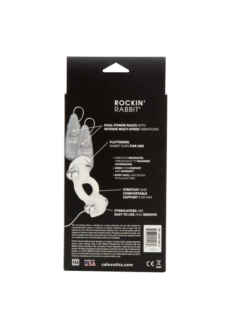 Rockin Rabbit Vibrating Ring with Clitoral Stimulation and Remote Control