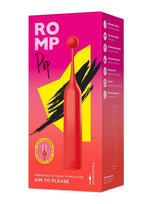 Romp Pop Rechargeable Silicone Clitoral Stimulator - Orange