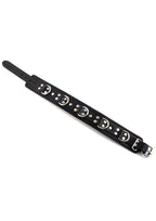 Rouge 5 D Ring Leather Collar - Black