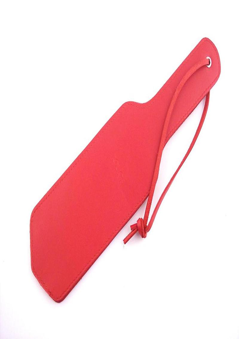 Rouge Leather Paddle - Red